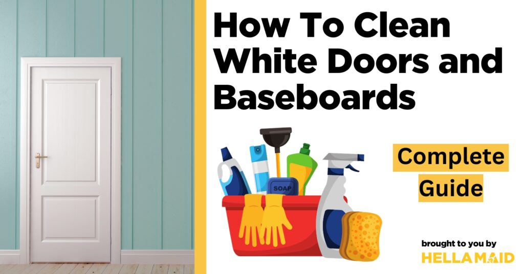 how to clean white doors and baseboards