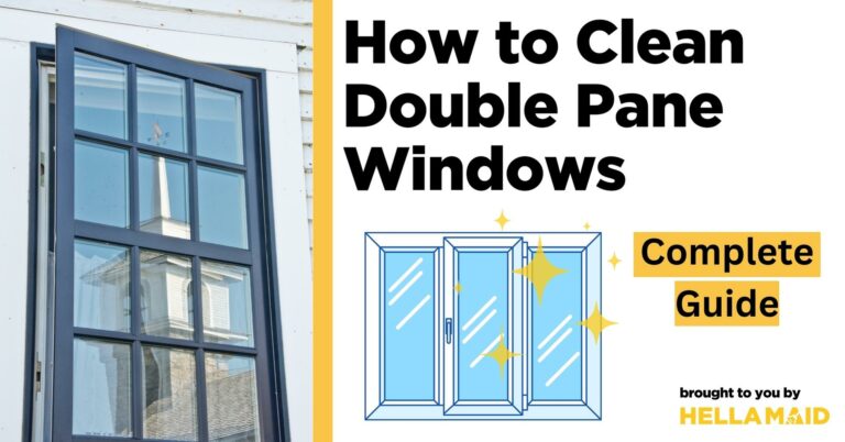 how to clean double pane windows