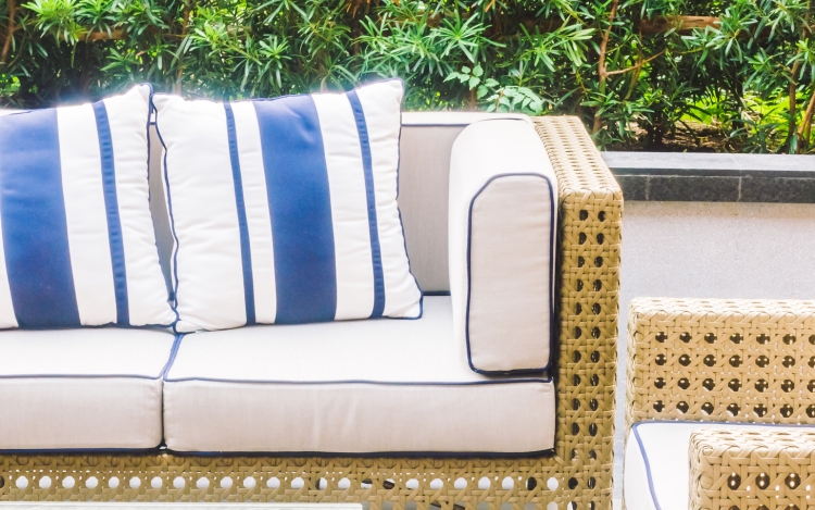 outdoor furniture and cushion