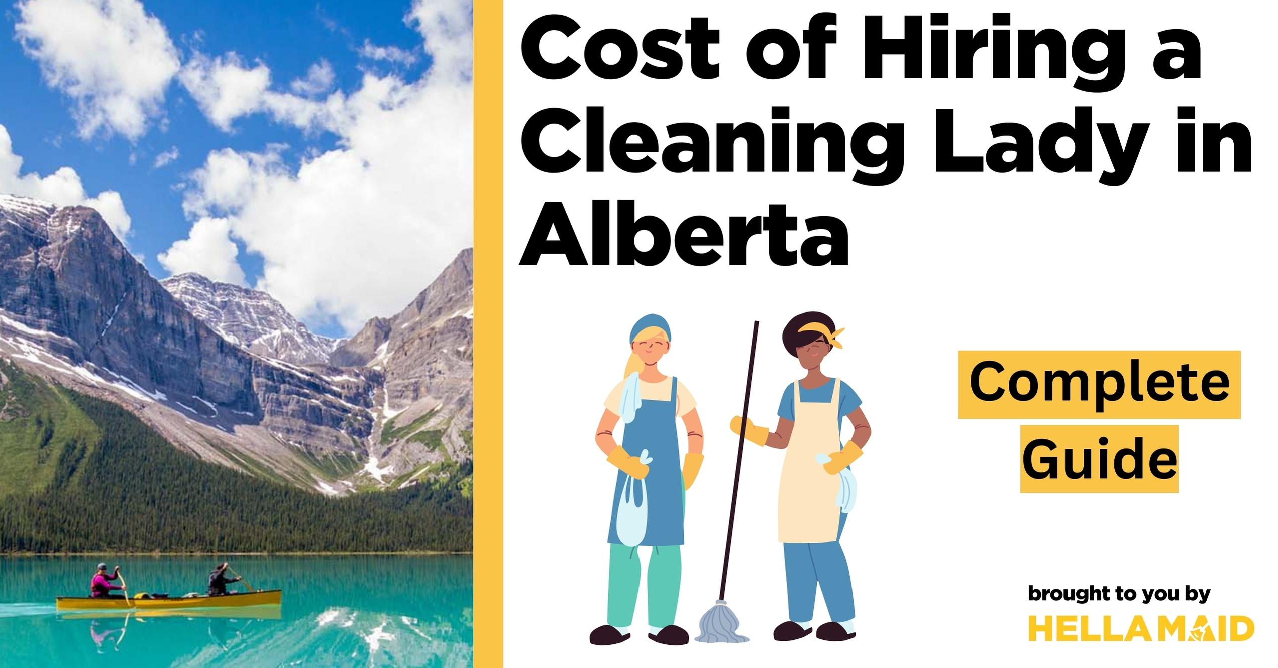 how much is a cleaning lady alberta