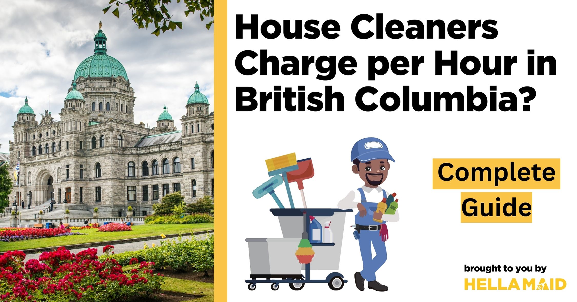 house cleaners charge per hour British Columbia