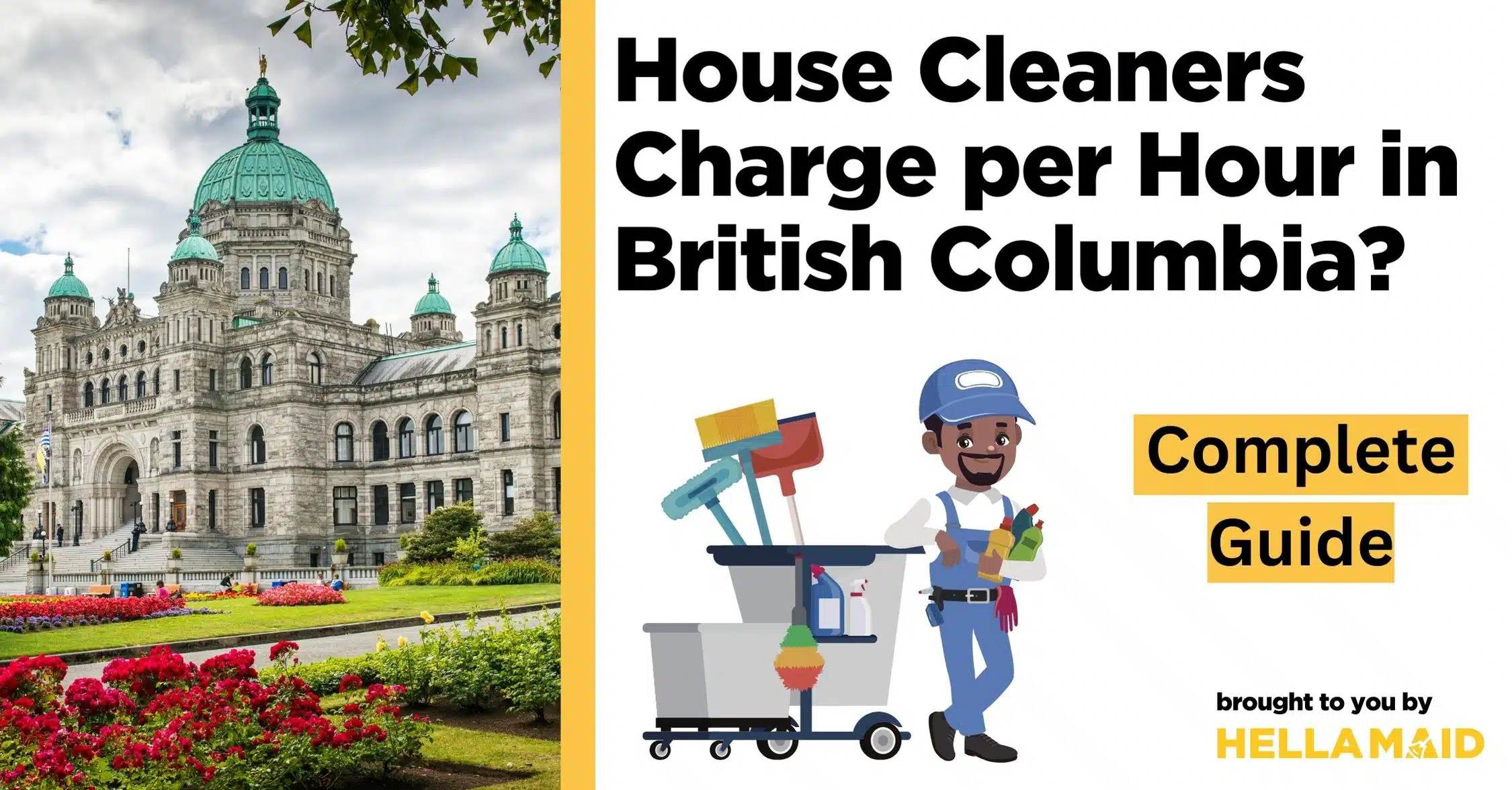 house cleaners charge per hour British Columbia