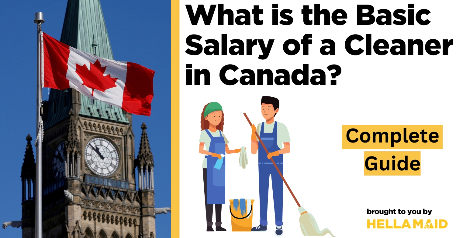 basic salary of cleaner canada