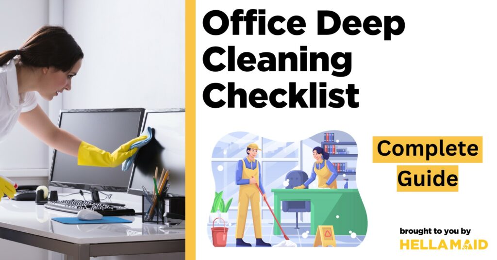 office deep cleaning checklist