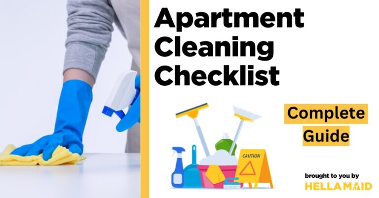 apartment cleaning checklist