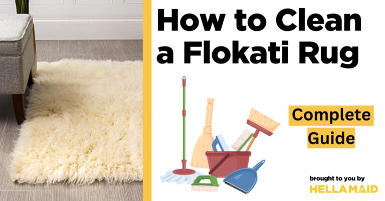 how to clean a flokati rug