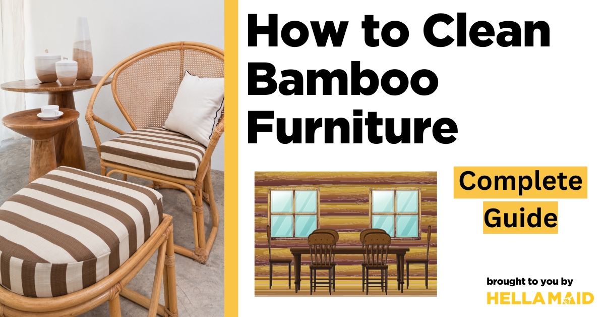 how to clean bamboo furniture