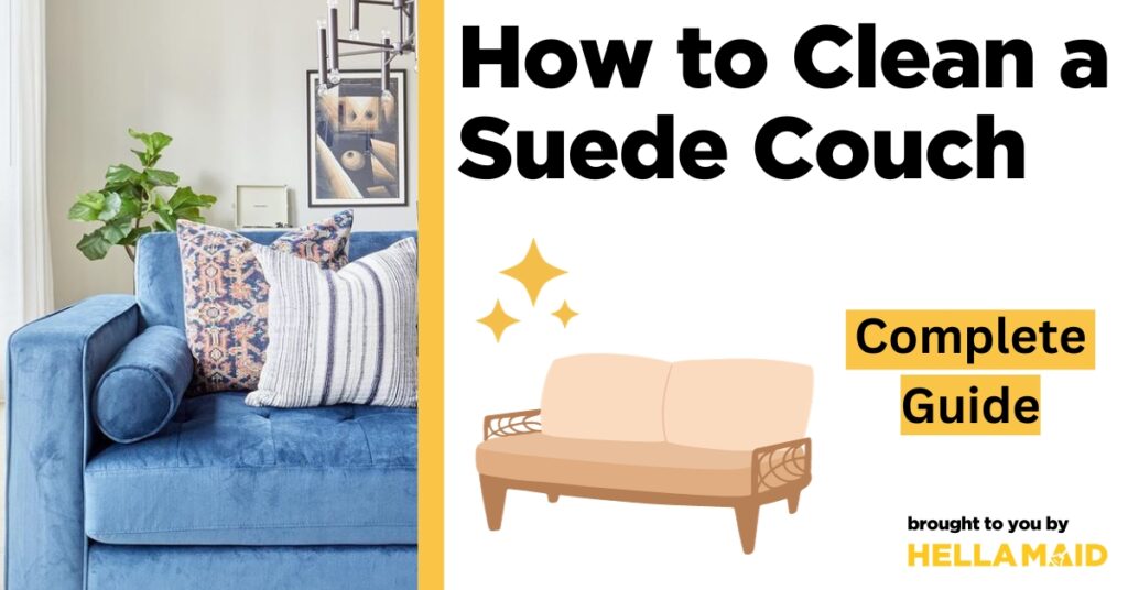 how to clean a suede couch