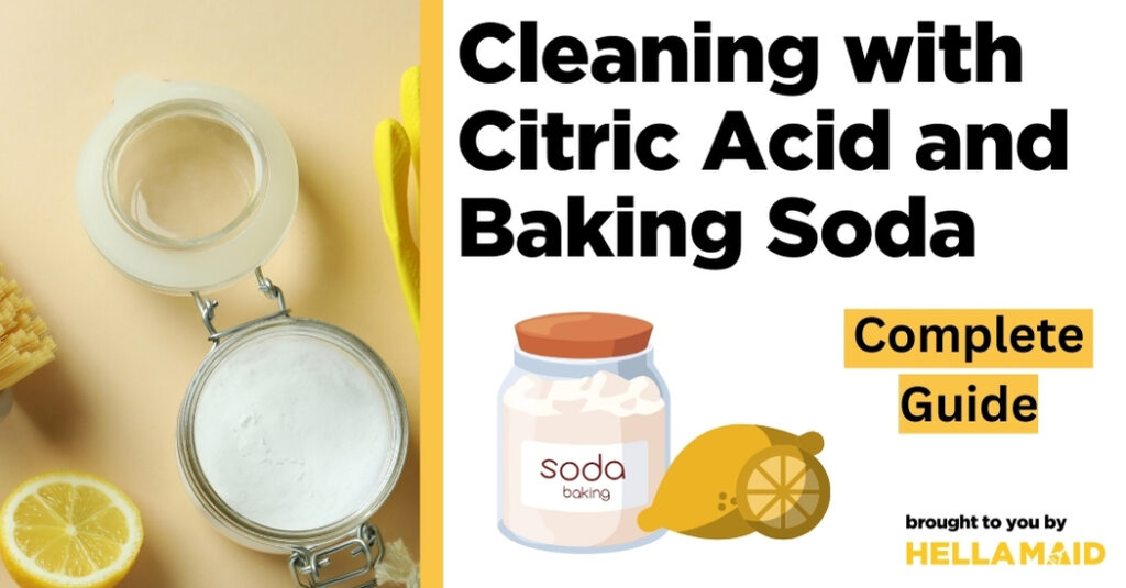 cleaning with citric acid and baking soda