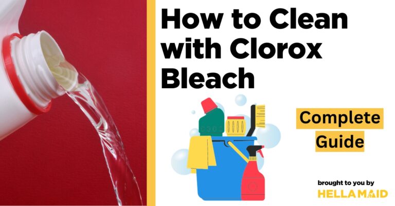how to clean with clorox bleach