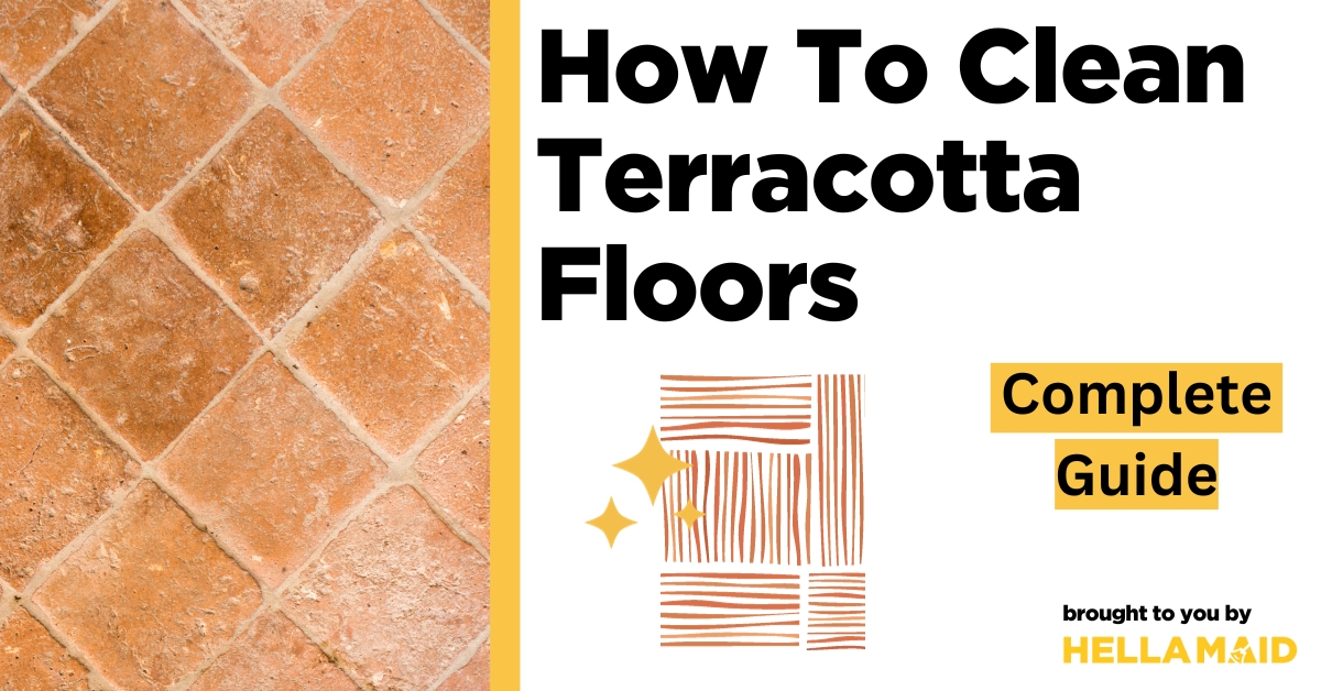 how to clean terracotta floors