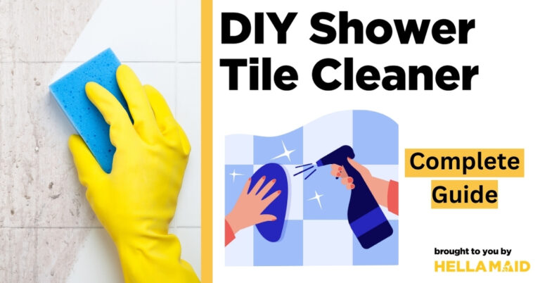 diy shower tile cleaner