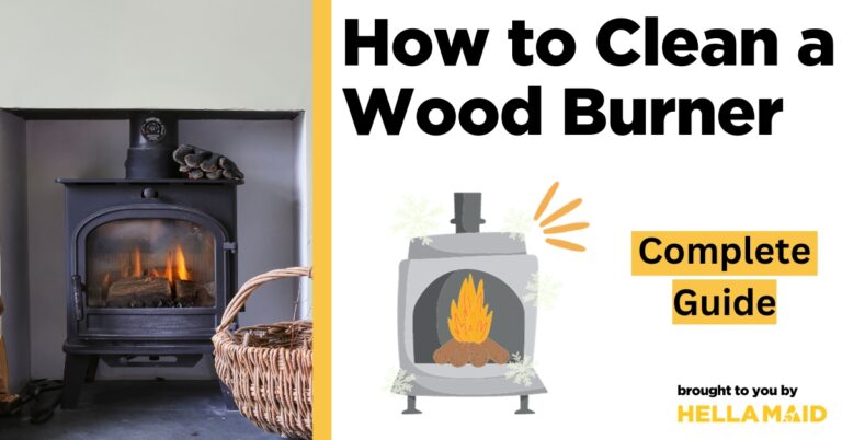 how to clean a wood burner
