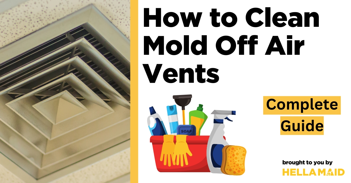 how to clean mold off air vents