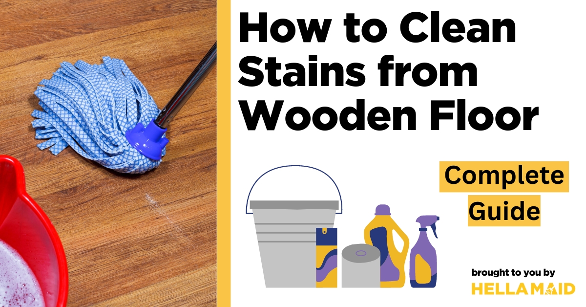 how to clean stains from wooden floor