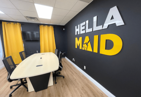 hellamaid cleaning company office