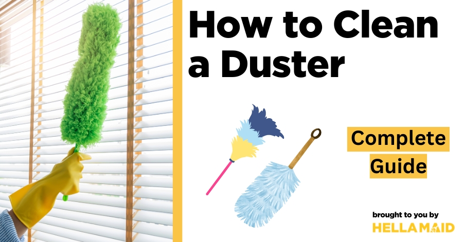 how to clean a duster