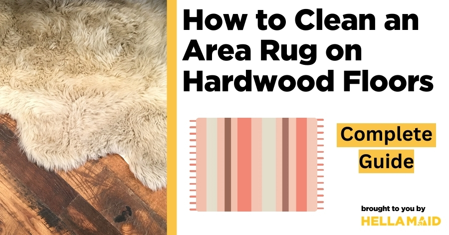 how to clean an area rug on hardwood floors
