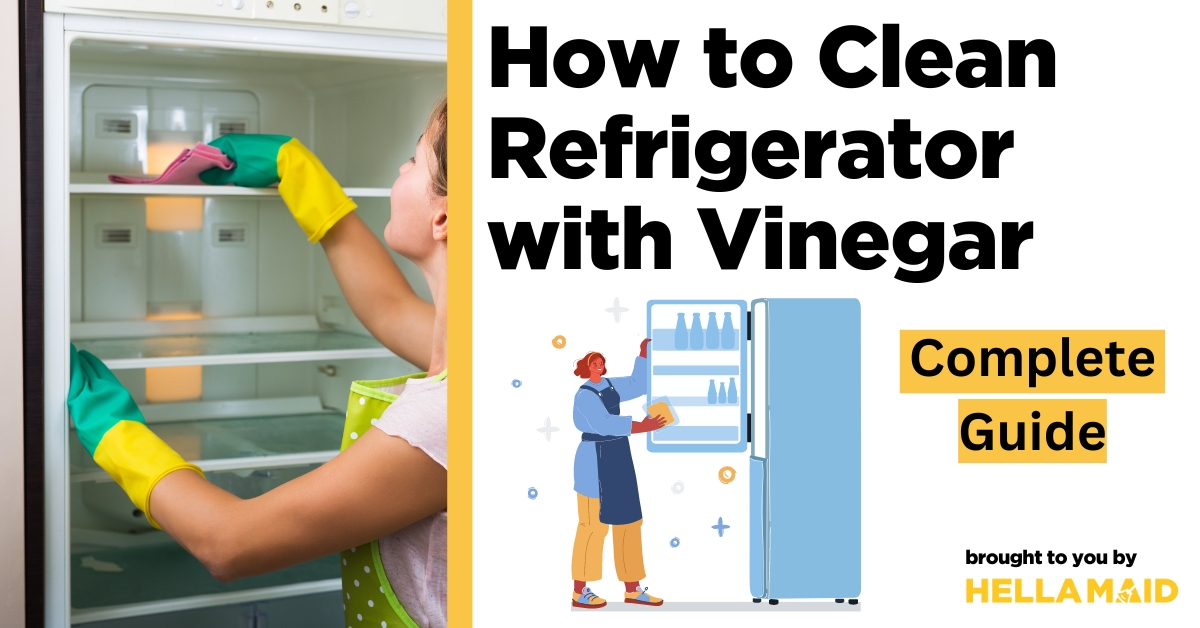 how to clean refrigerator with vinegar