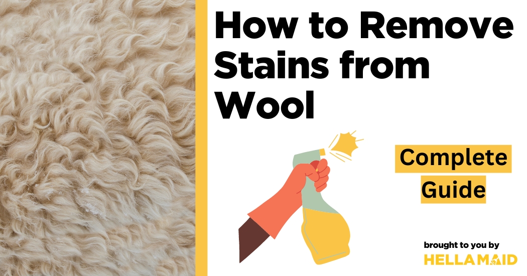 how to remove stains from wool