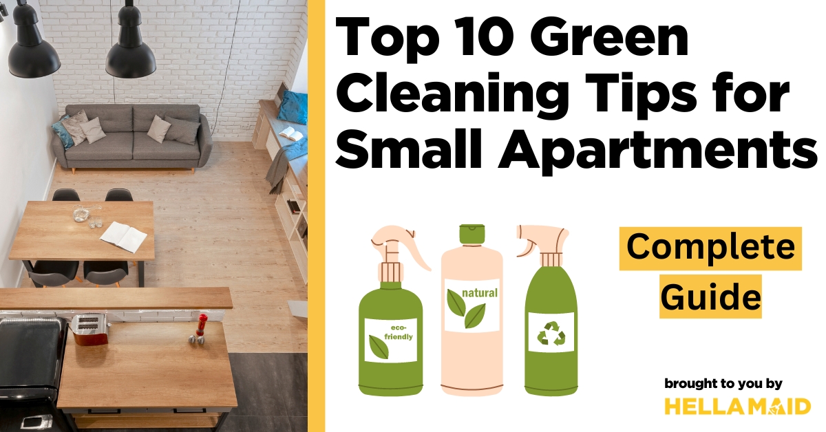 green cleaning tips for small apartments