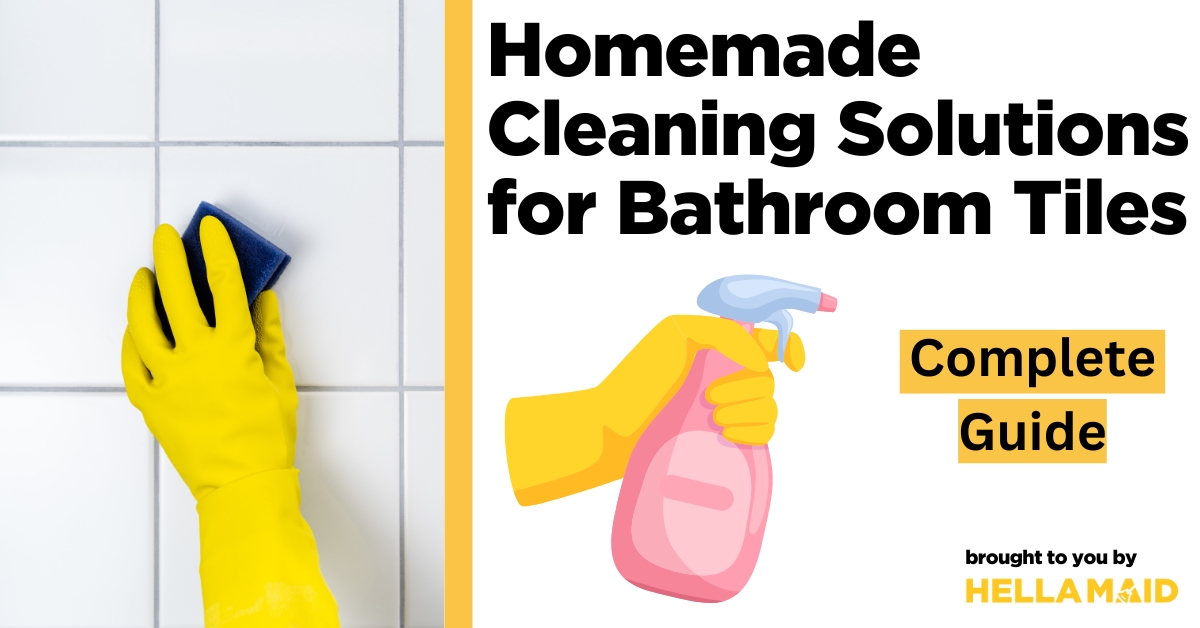 homemade cleaning solutions for bathroom tiles