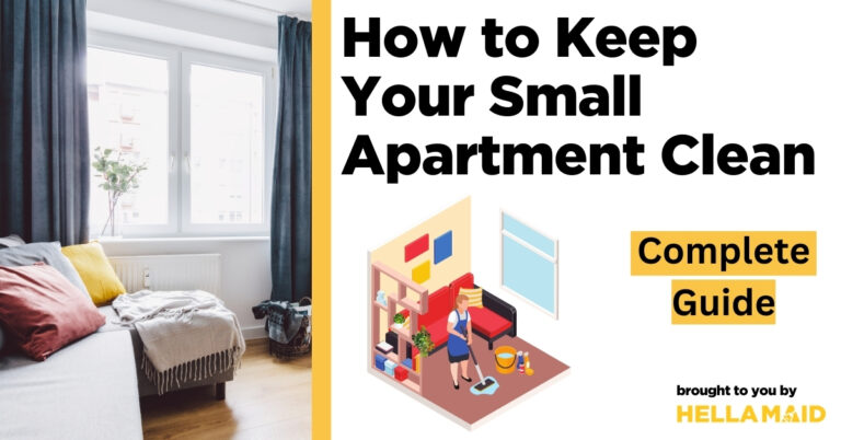 how to clean small apartment