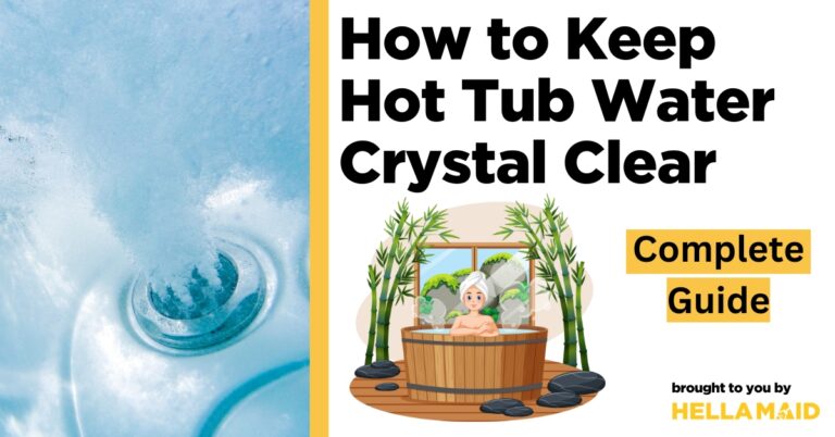 how to keep hot tub water crystal clear