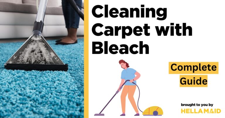 cleaning carpet with bleach