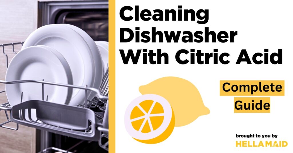 cleaning dishwasher with citric acid