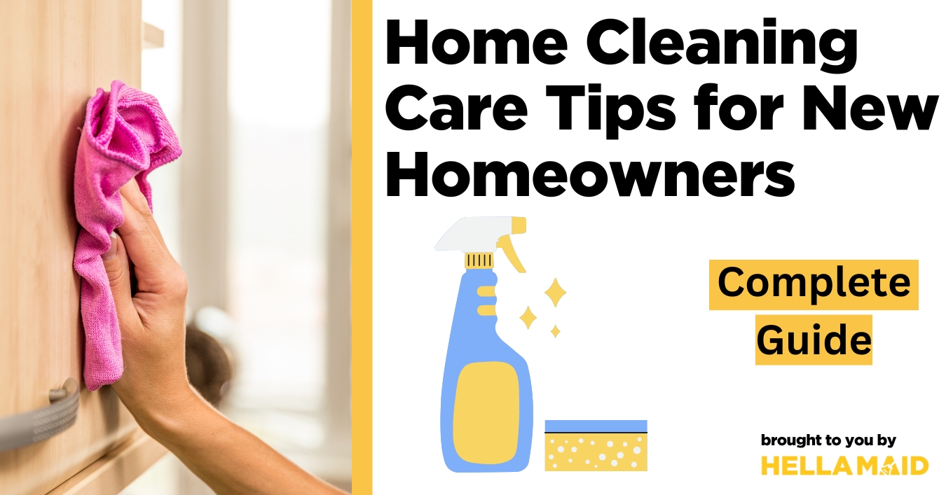 cleaning tips for new homeowners