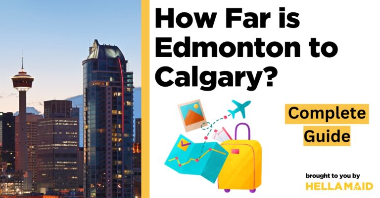how far is Edmonton from Calgary