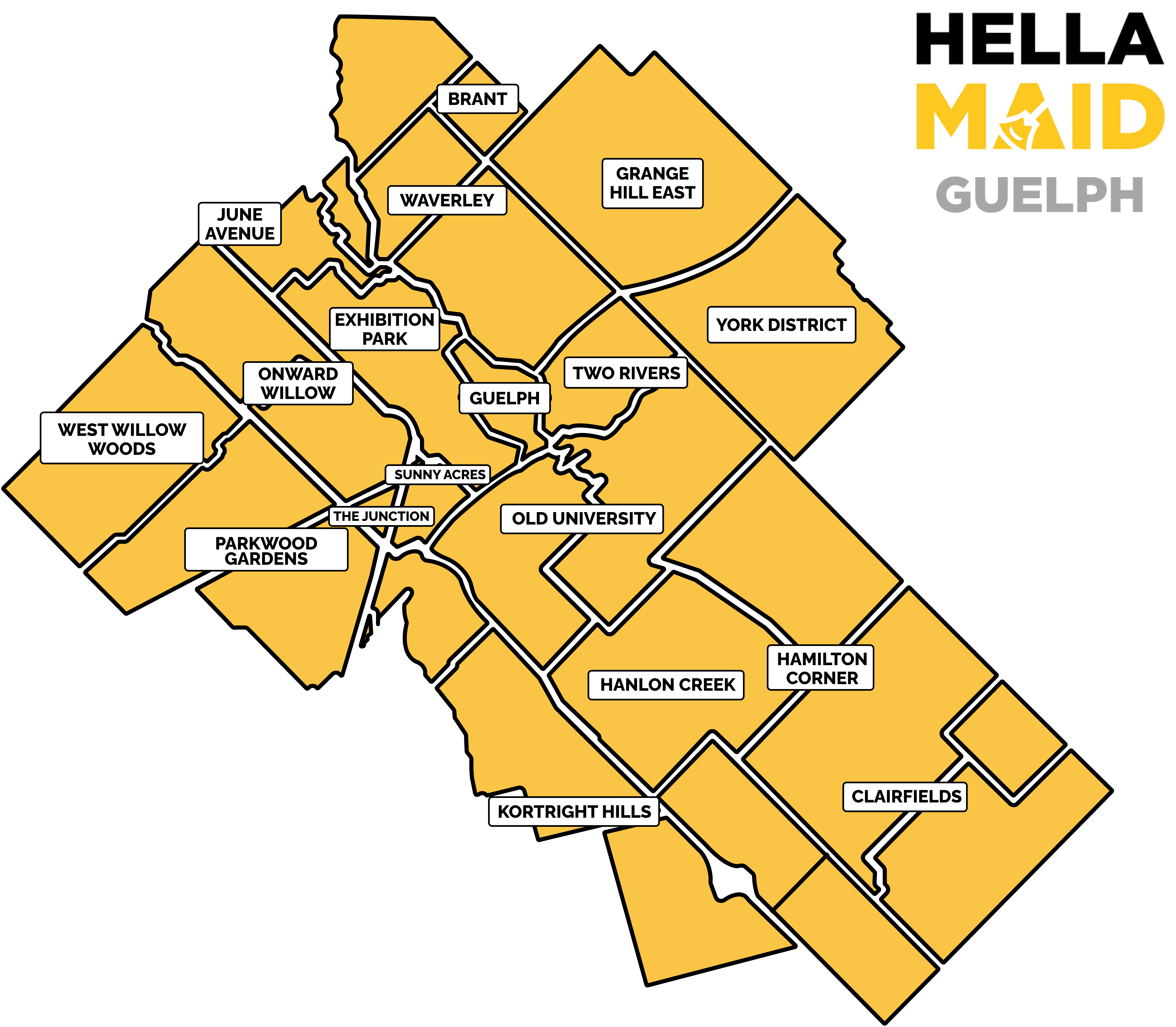 City of Guelph map
