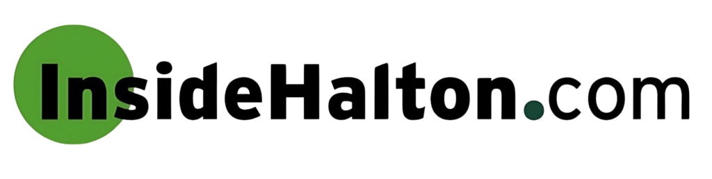 Logo of InsideHalton.com, highlighting Hellamaid Cleaning Service as the best cleaning service in Halton Region, including Burlington, Oakville, and Milton.