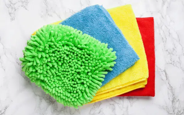 variety of microfiber cloths
