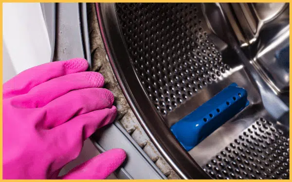 cleaning rubber gasket washing machine