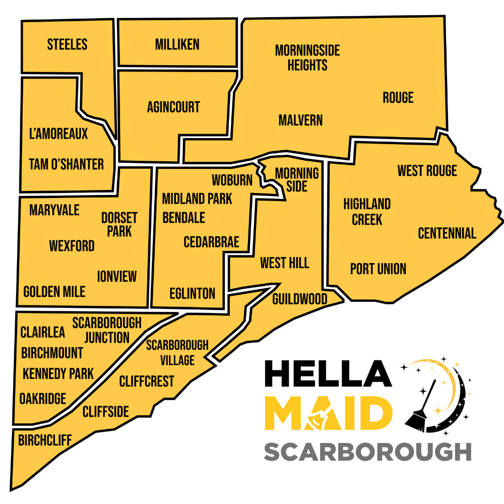 Scarborough cleaning service map area