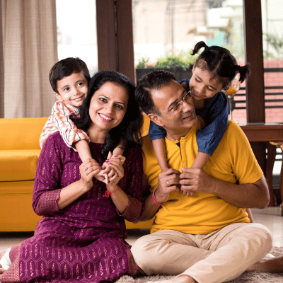 happy family in Surrey, BC