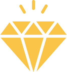 Hellamaid Customized Cleaning Packages – Icon featuring a sparkling diamond, representing the luxury and detailed care of the ultimate cleaning experience.