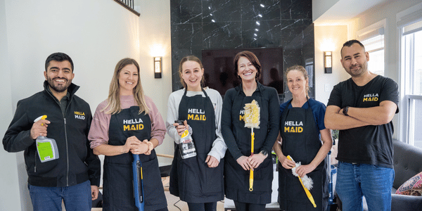 hellamaid house cleaning team