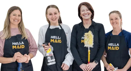 hellamaid home cleaning services team
