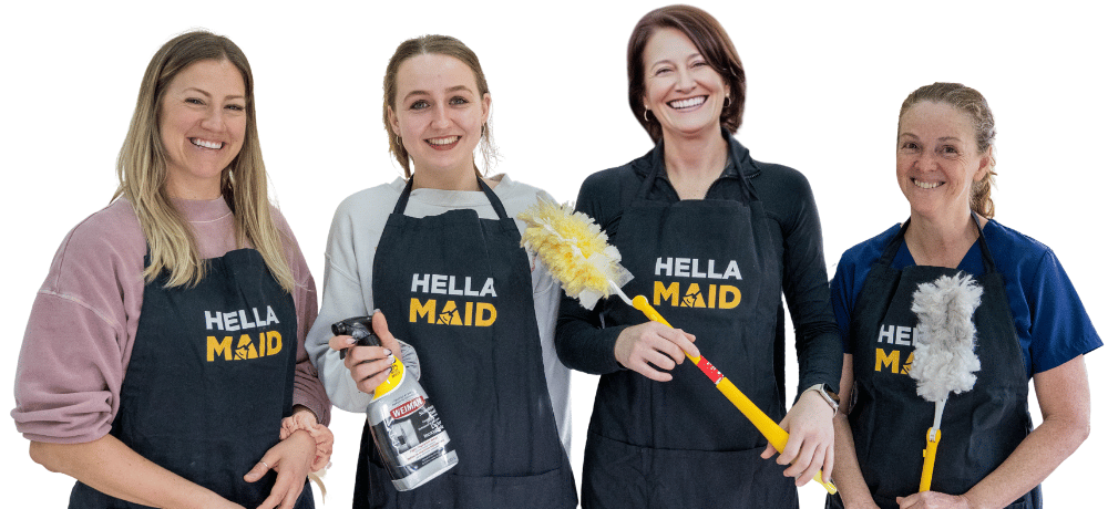 hellamaid house cleaning services team