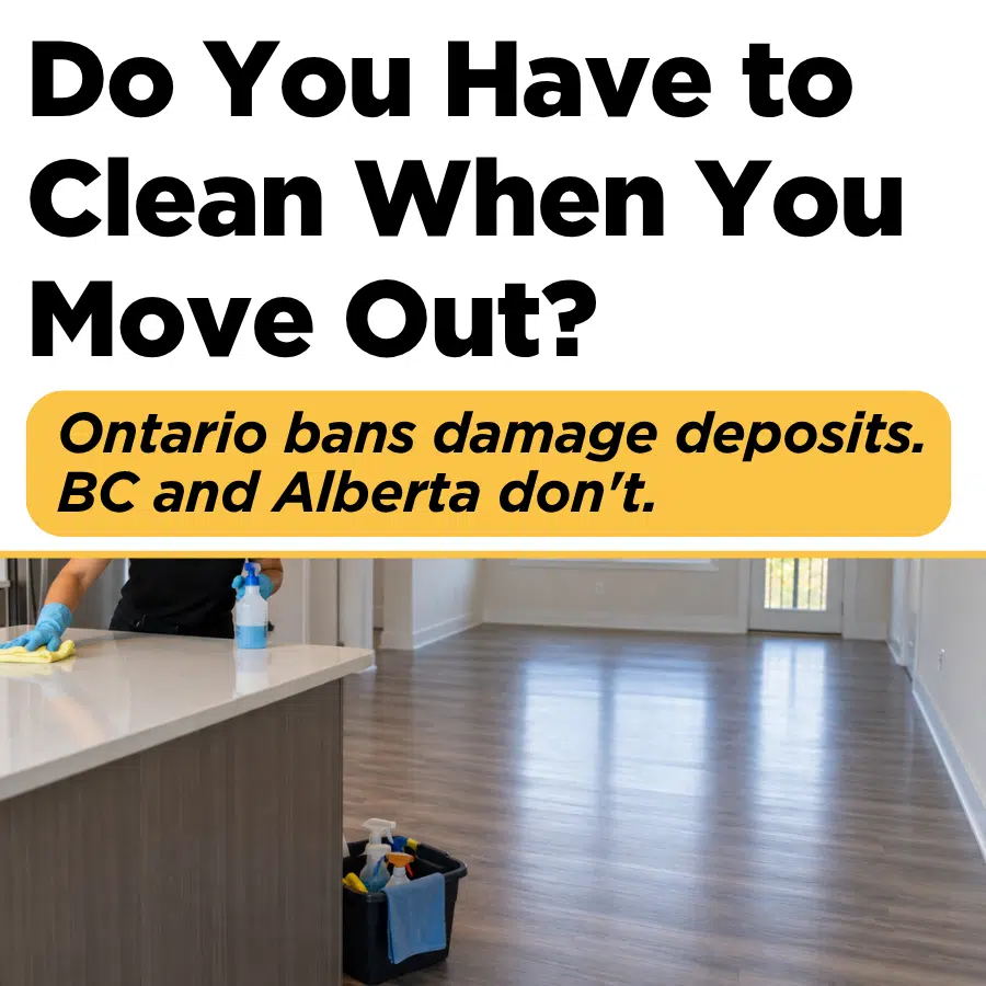 do you have to clean when you move out
