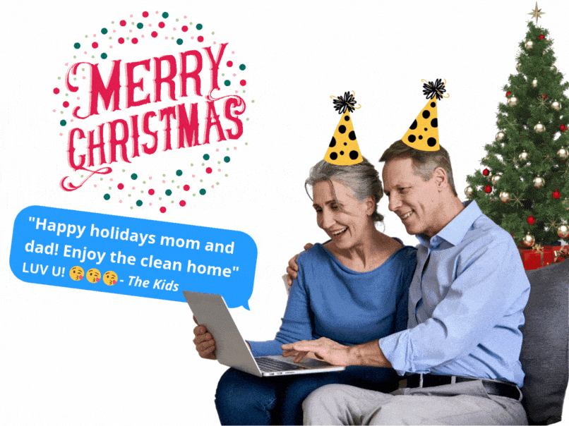 christmas cleaning gift cards by hellamaid