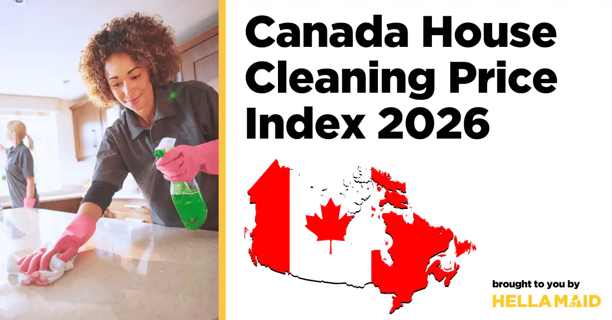 Canada house cleaning price index 2026