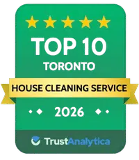 Award from TrustAnalytica to Hellamaid for Top 10 Cleaning Services in 2026