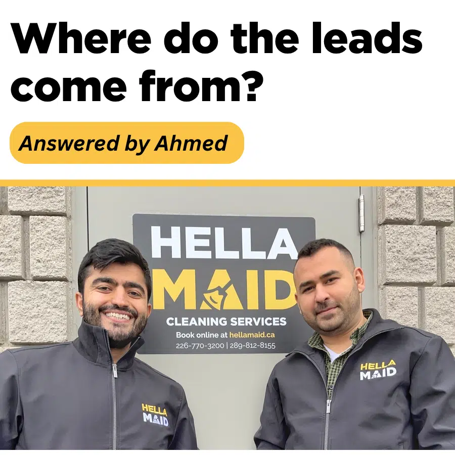 Where Hellamaid franchise leads come from